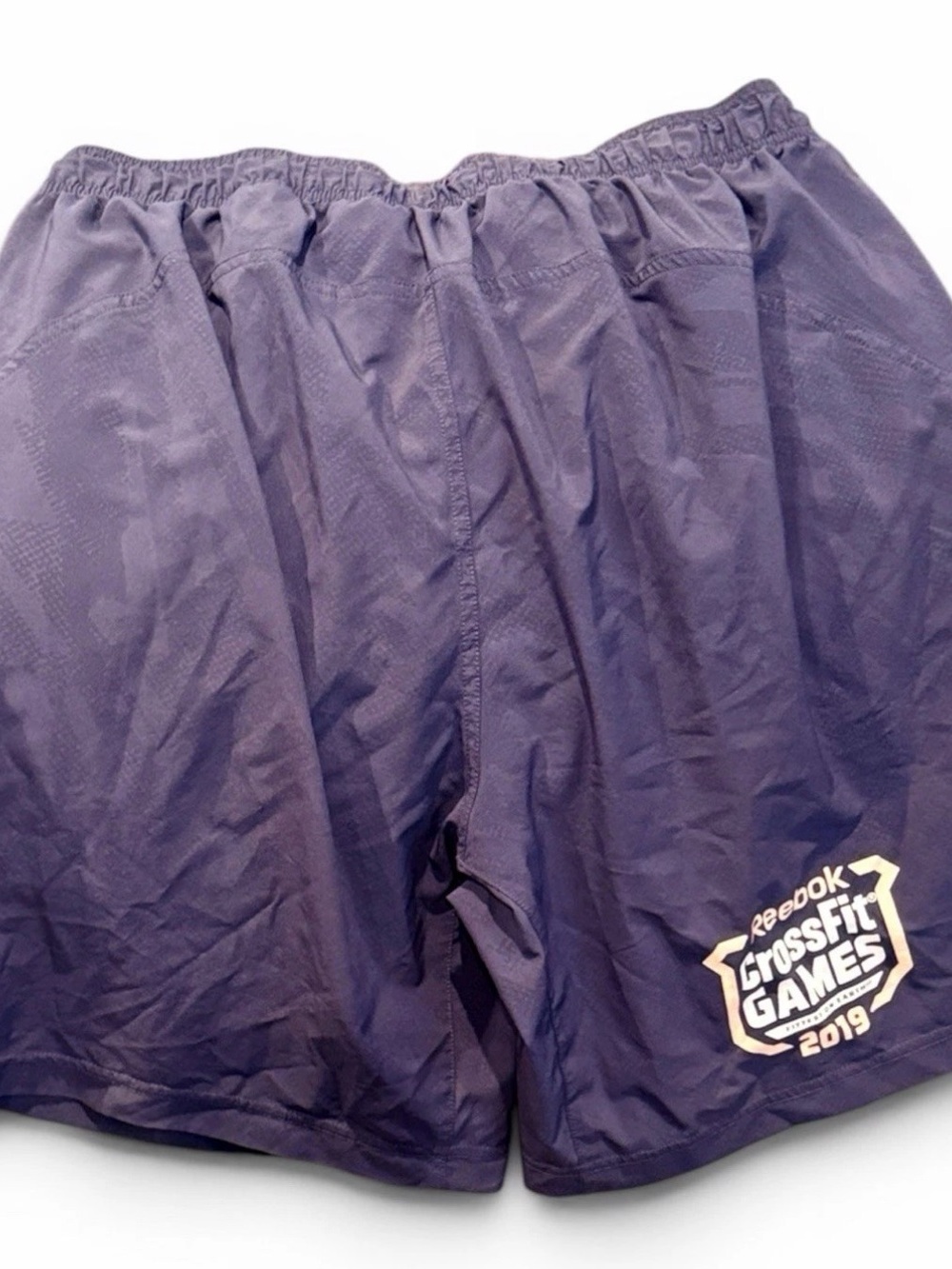 Reebok 2019 CrossFit Games Athlete Shorts Blue Medium Training 🔥